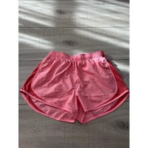 Nike Dri-FIT Tempo Running Shorts Pink Coral Mesh Panels Womens Medium